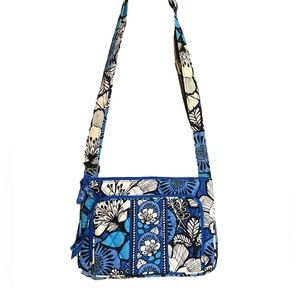 Vera Bradley - BLUE BAYOU MAILBAG Messenger PURSE Shoulder CROSSBODY
